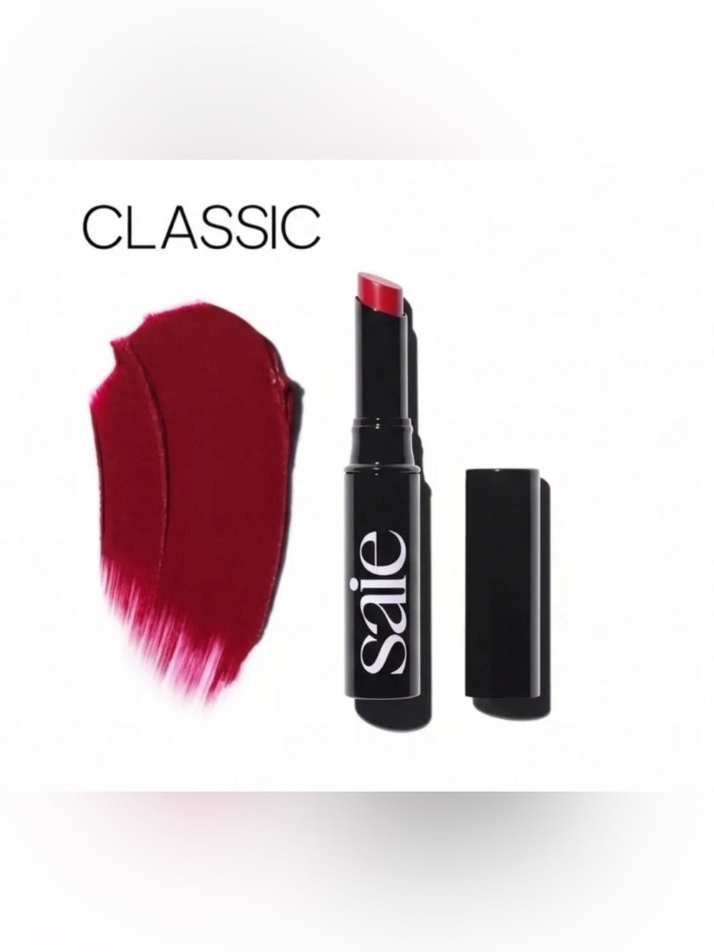 NIB SAIE Saie Classic Red Lip Blur Lipstick